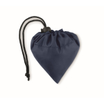 Borsa di plastica riciclata ripiegabile per la spesa Strawberry RPET color blu mare seconda vista
