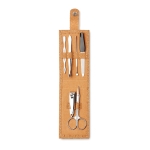 Set per la manicure con 6 accessori in custodia di sughero Corkstyle color beige quarta vista