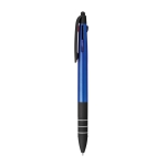 Penne a sfera promozionali a tre colori antiscivolo Multicolor color blu reale
