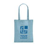 Borsa economica con logo in cotone riciclato da 140 g/m² Reciclo vista principale