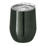 Bicchiere da viaggio a doppio strato 400 ml Single Cuisine Metallic color titanio