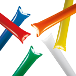 Bastoni per applaudire gonfiabili in plastica in vari colori per eventi vari colori