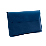 Cuscino gonfiabile da viaggio personalizzabile con logoBasic Style color blu con custodia