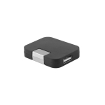Hub USB personalizzato economico compatto in ABS 4 USB A color nero