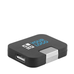 Hub USB personalizzato economico compatto in ABS 4 USB A vista principale