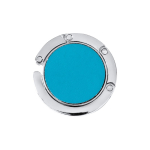 Reggiborsa da tavolo in metallo con corona in similpelle Colors color blu prima vista