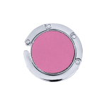 Reggiborsa da tavolo in metallo con corona in similpelle Colors color rosa quarta vista