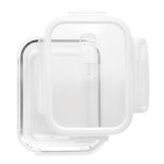 Contenitore personalizzato in vetro con chiusura ermetica 900ml Crystal color trasparente nona vista