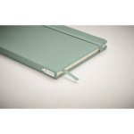 Taccuini promoizonali A5 con elastico pagine a righe riciclate RPET quinta vista fotografica