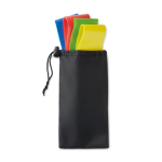 Sacchetto con 4 elastici fitness in TPE di differenti resistenze Fitness color nero