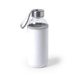 Borracce gadget con custodia colorata 420ml Crystal Colorful color bianco prima vista