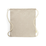 Zainetti a sacca più colori corde in cotone 120 gr/m² Recycled Cotton color beige prima vista