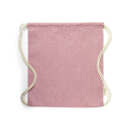 Zainetti a sacca più colori corde in cotone 120 gr/m² Recycled Cotton color fucsia prima vista