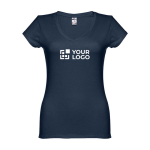 T-shirt aderente da donna con scollo a V in cotone 150 g/m² HC Athens vista principale