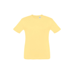 Magliette per bambini con logo in jersey cotone 150 g/m² THC Quito color cachi