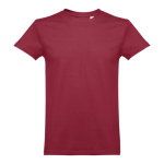 Tshirt da uomo dal taglio regolare jersey di cotone 190g/m² THC Ankara color bordò