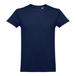 Tshirt da uomo dal taglio regolare jersey di cotone 190g/m² THC Ankara color blu