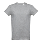 Tshirt da uomo dal taglio regolare jersey di cotone 190g/m² THC Ankara color grigio