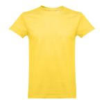 Tshirt da uomo dal taglio regolare jersey di cotone 190g/m² THC Ankara color giallo