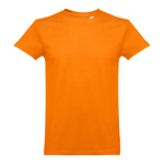 Tshirt da uomo dal taglio regolare jersey di cotone 190g/m² THC Ankara color arancione