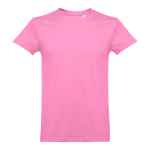 Tshirt da uomo dal taglio regolare jersey di cotone 190g/m² THC Ankara color rosa