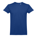 Tshirt da uomo dal taglio regolare jersey di cotone 190g/m² THC Ankara color blu reale
