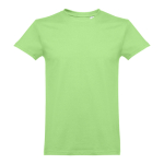 Tshirt da uomo dal taglio regolare jersey di cotone 190g/m² THC Ankara color verde chiaro 