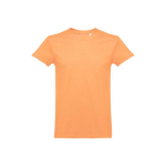 Tshirt da uomo dal taglio regolare jersey di cotone 190g/m² THC Ankara color corallo prima vista