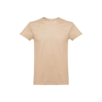Tshirt da uomo dal taglio regolare jersey di cotone 190g/m² THC Ankara color marrone chiaro prima vista