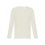 Maglia a maniche lunghe da uomo in jersey cotone 150g/m² THC Bucharest color verde pastello prima vista