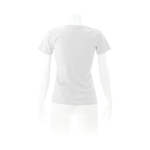 Magliette colorate da donna in 100% cotone da 150g/m² Keya color bianco quarta vista