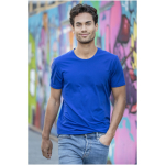 T-shirt con logo in cotone biologico certificato 200g/m² Elevate NXT color blu reale