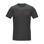 T-shirt con logo in cotone biologico certificato 200g/m² Elevate NXT color grigio topo