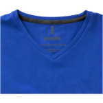 Maglietta sostenibile con scollo a V in cotone bio 200g/m² Elevate NXT color blu reale vista dettaglio 3