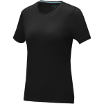 Maglietta donna con girocollo in cotone biologico 200g/m² Elevate NXT color nero