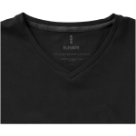 T-shirt ecologiche da donna con scollo a V cotone 200 g/m² Elevate NXT color nero vista dettaglio 2