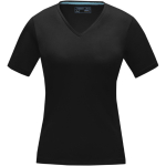 T-shirt ecologiche da donna con scollo a V cotone 200 g/m² Elevate NXT color nero
