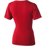 T-shirt ecologiche da donna con scollo a V cotone 200 g/m² Elevate NXT color rosso