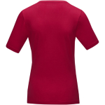 T-shirt ecologiche da donna con scollo a V cotone 200 g/m² Elevate NXT color rosso vista posteriore