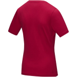 T-shirt ecologiche da donna con scollo a V cotone 200 g/m² Elevate NXT color rosso seconda vista posteriore