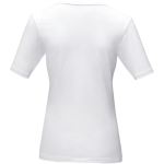 T-shirt ecologiche da donna con scollo a V cotone 200 g/m² Elevate NXT color bianco