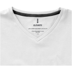 T-shirt ecologiche da donna con scollo a V cotone 200 g/m² Elevate NXT color bianco vista dettaglio 1