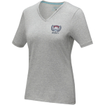T-shirt ecologiche da donna con scollo a V cotone 200 g/m² Elevate NXT color grigio