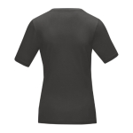 T-shirt ecologiche da donna con scollo a V cotone 200 g/m² Elevate NXT color grigio scuro