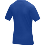 T-shirt ecologiche da donna con scollo a V cotone 200 g/m² Elevate NXT color blu reale seconda vista posteriore