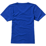 T-shirt ecologiche da donna con scollo a V cotone 200 g/m² Elevate NXT color blu reale seconda vista frontale