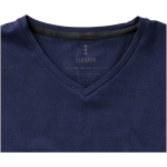T-shirt ecologiche da donna con scollo a V cotone 200 g/m² Elevate NXT color blu scuro vista dettaglio 2