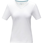 T-shirt ecologiche da donna con scollo a V cotone 200 g/m² Elevate NXT seconda vista frontale