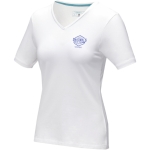 T-shirt ecologiche da donna con scollo a V cotone 200 g/m² Elevate NXT vista con stampa serigrafica