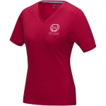 T-shirt ecologiche da donna con scollo a V cotone 200 g/m² Elevate NXT vista con stampa serigrafica